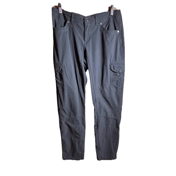 Kuhl Women Hiking Cargo Pant Sz 8 Gray Roll Tab Legs Campcore Utility Gorpcore - Picture 6 of 7